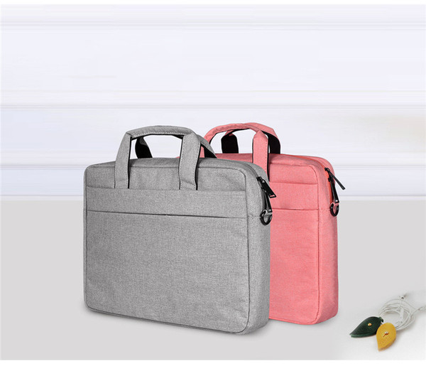 Wholesale Laptop bag shoulder bag business briefcase Mac Book millet 15.6-inch custom LOGO factory free shipping