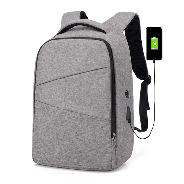 New Male Backpack Business 15 Inch Laptop Backpack For School Bag USB Charging Fashion Travel Back Pack Men's Notebook Bag