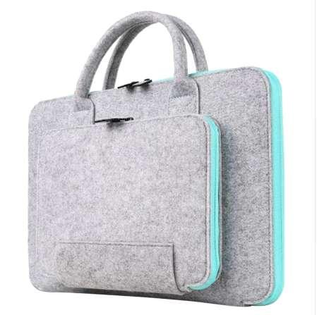 New Felt Universal Laptop Bag Notebook Case Briefcase Handlebag Pouch For Macbook Air Pro Retina Men Women