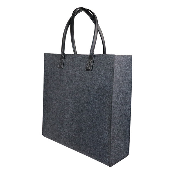 Felt Shopping Bag Environmental Protection Originality New Pattern Both Shoulders Ma'am Portable Felt Accept Bag Customized Logo