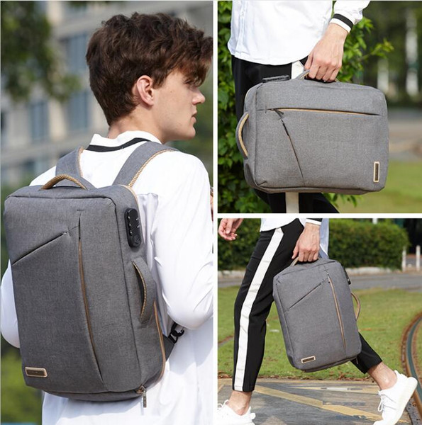 Men's Backpack Multifunction Travel Bag Anti-theft Lock Business Computer Bag Casual Bag