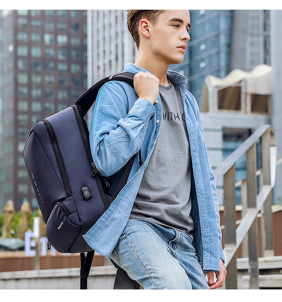 USB backpack 2018 KAKA Fashion 15.6inch laptop backpack for Men school Bag for Male Business Travel backpack Mochila