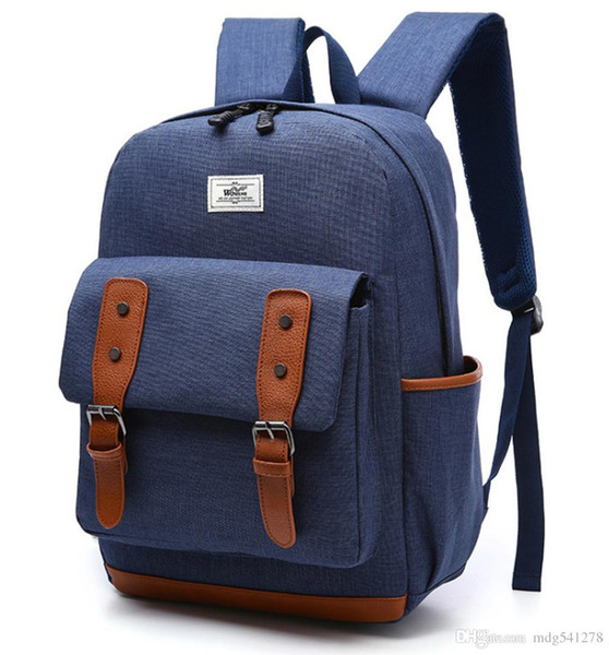 14 15 15.6 Inch Waterproof Nylon Notebook Backpack Bags School Backpack for Macbook Pro 15 Men Women Student