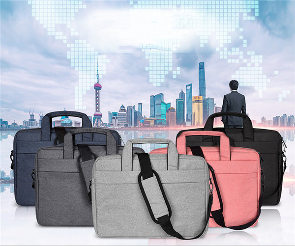 Laptop bag shoulder bag business briefcase Mac Book millet 15.6-inch custom LOGO factory free shipping