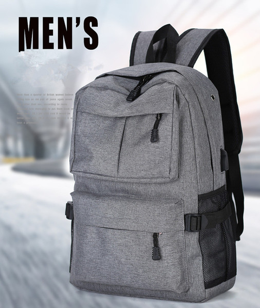 Multifunction USB charging Men 22inch Laptop Backpacks For Teenager Fashion Male Mochila Leisure Travel backpack anti thief