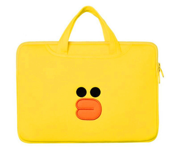 Fashion cartoon design bear big yellow duck design notebook bag, including Ipd bag, free delivery, 1 big 2 small