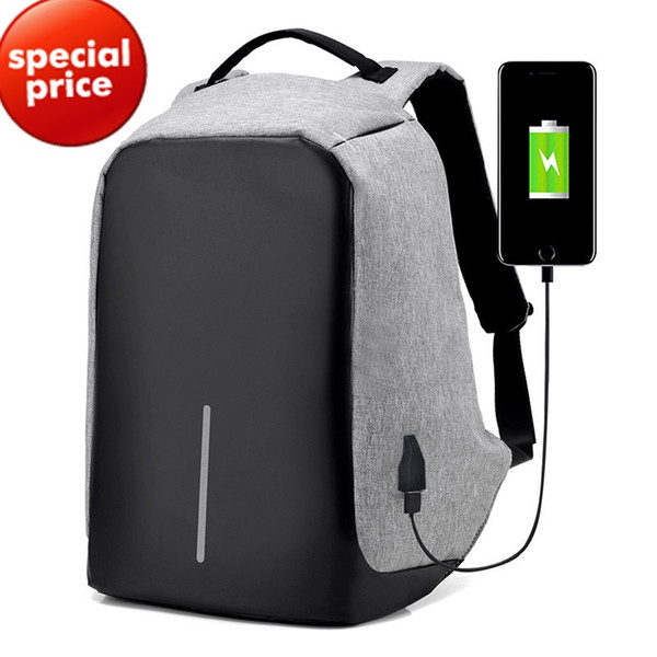 Usb Charging Laptop Backpack 15 inch Travel Backpack Multi Function Anti theft Waterproof Mochila School Bag For Men PC #32696