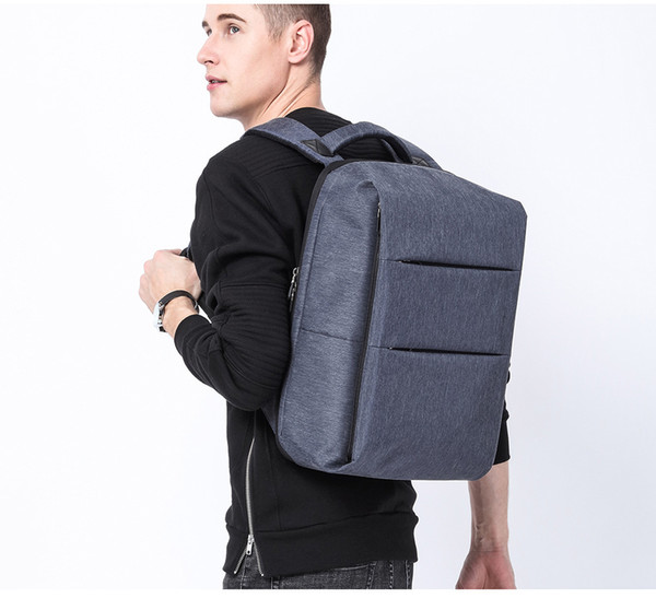 New brand men's business and leisure computer double shoulder knapsack