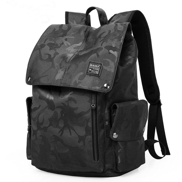 2018 new men's bag multifunction Oxford backpack, men's shoulder backpack, multi-layer storage bag,fashion camouflage backpacks