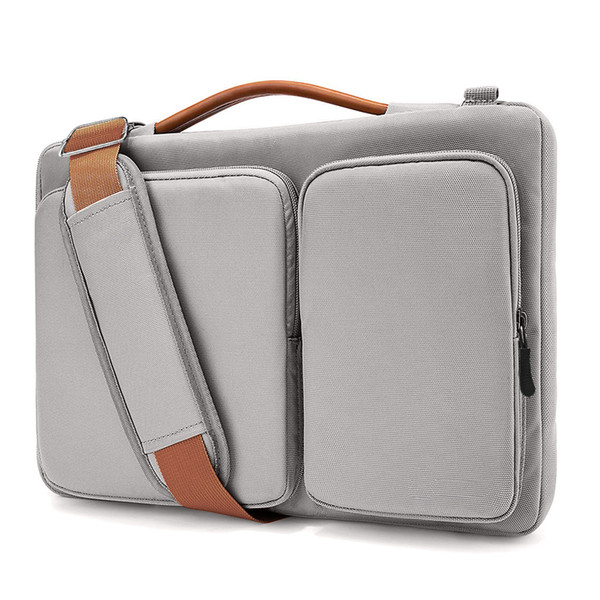 Laptop Shoulder Bag for MacBook Air 13-15.6 inch Display 13 MacBook Pro USB-C, Waterproof Shockproof Notebook Sleeve