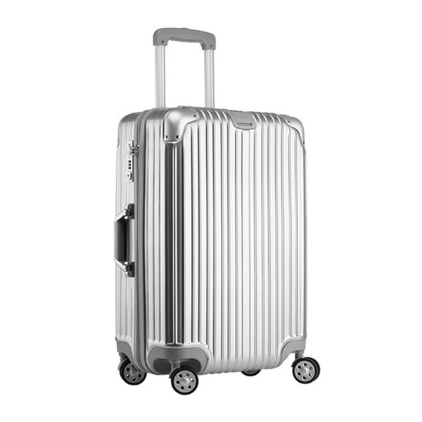 2019 new 20 inch ABS Trolley Case Aluminum Alloy travel case Cardan wheel Trolley Case trend