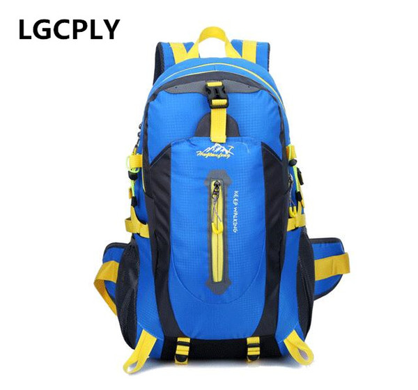 Hot-selling 2018 new couple's travel backpack is ultra-light waterproof Oxford cloth bag 40L backpack