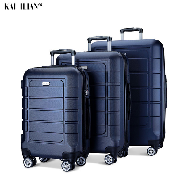 New 20''24/28 inch Luggage set Travel suitcase on wheels trolley luggage Cabin suitcase carry on hardside fashion bag