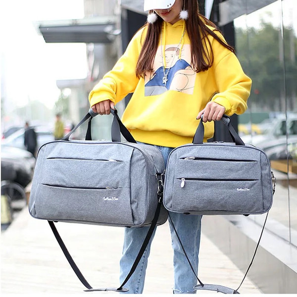 Hot Men Travel Handbag Large Capacity Female Women Luggage Travel Duffle Bags Male Canvas Big Folding Trip Shoulder Bag