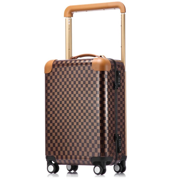 2020 New Hot Trolley luggage bags trolley suitcase women rolling luggage bag with wheels vs travel bag