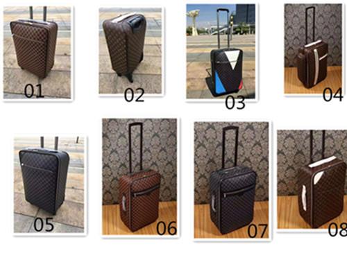 HOT Rolling luggage fashion designer high quality four wheels Trolley bag men travel suitcase 20