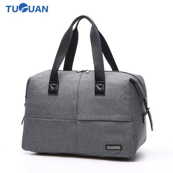 TUGUAN Lightweight Travel Bag Business Men's Messenger Bag High-capacity Fashionable Duffle Bags Canvas Clutches Women L025