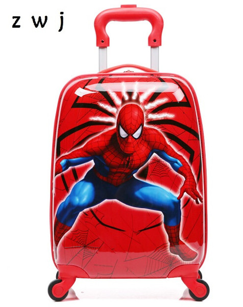 Rolling Luggage Travel Trolley travel bag Marvel Heroes suitcases