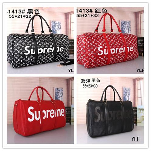 Hot Sell Newest Style Classic Fashion bags brand designer luggage handbag Travel bags Unisex Duffel Bags handbags (17 colors for choose)