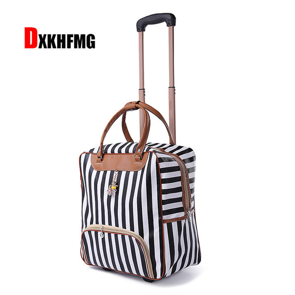 New Hot Fashion Women Trolley Luggage Rolling Suitcase Brand Rolling Designer Duffle Case Travel Bag on Wheels Luggage Suitcase