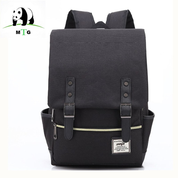 Fashion Large Capacity Canvas Backpack Schoolbag Laptop Travel Bag Multifunctional Weekend Bag Backpack for Teenagers Boys Girls