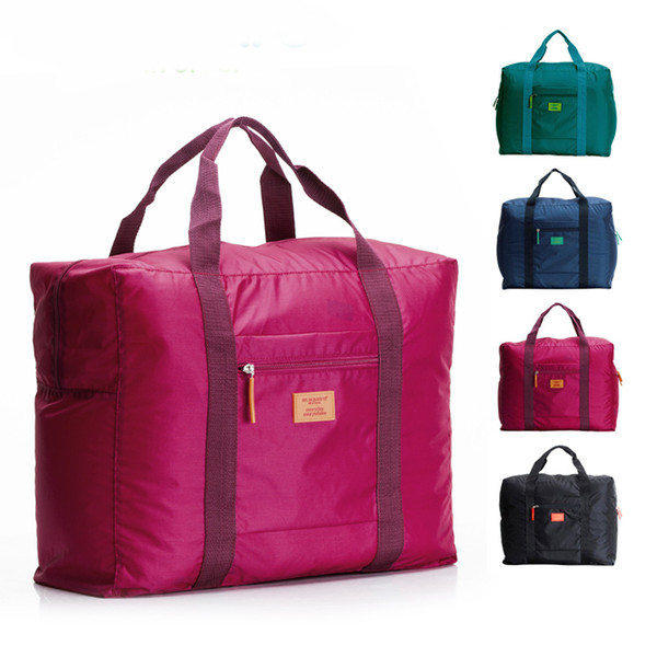 Wholesale-New Arrival Travel Water Proof Unisex Travel Handbags Women Luggage Travel Bag Folding Bags