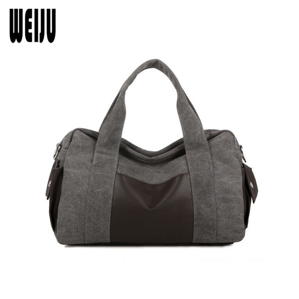 WEIJU Men Travel Bag 2017 New Canvas Shoulder Bags Mens Travel Bags Hand Luggage Casual Traveling Bag Bolsa De Viagem