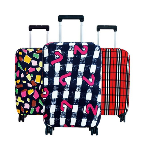 Hot Fashion Travel on Road Luggage Cover Protective Suitcase cover Trolley case Travel Luggage Dust cover for 18 to 30inch