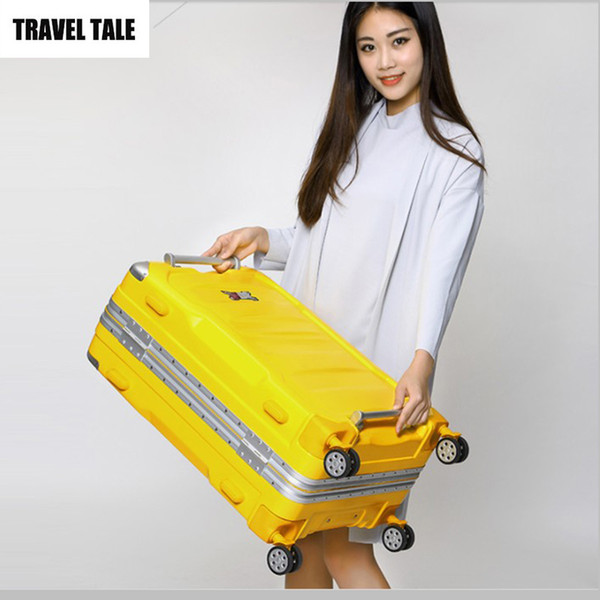 TRAVEL TALE ABS hardside spinner suitcase baggage 28 vintage lock luggage bag on wheels