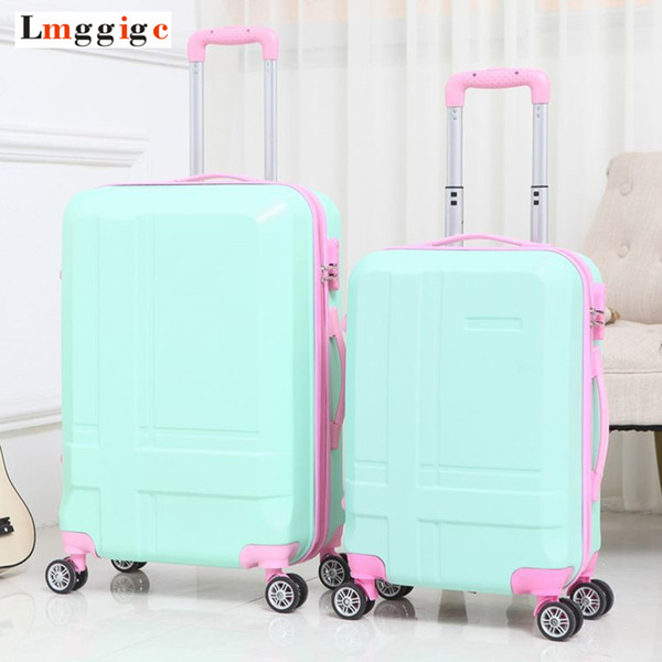 New Password Suitcase 20 inch 24 Inch Luggage Spinner Trolley Caster Students Box Wholesale