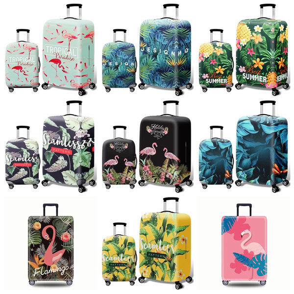 Flamingo Luggage Protective Covers Luggage Cover Protective Suitcase Trolley case Travel Storage Dust cover 13 styles GGA1468