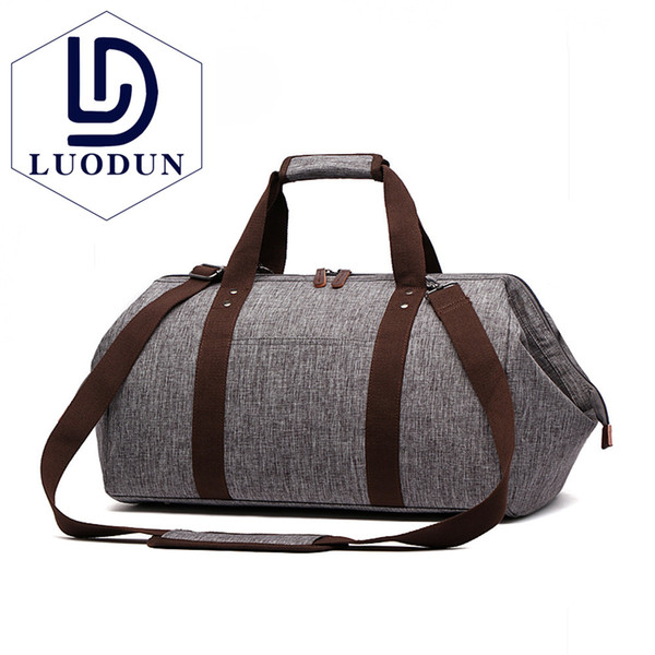 LUODUN 2018 Waterproof Travel Bag Large Capacity Carry On Luggage Bag Business Hand Big Opening Design Duffle Bags