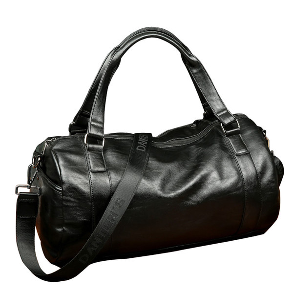 Wholesale- new style men travel bag leather casual men handbag vintage men messenger bag duffel bag PT816