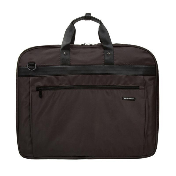 BAGSMARTSuit Cover Lightweight Black Nylon Business Dress Garment Bag Waterproof Suit Bag Men'S Suit Travel