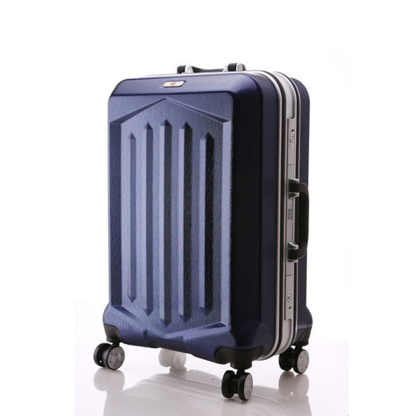 Aluminum frame Luggage universal wheel Suitcase Light Travel Bag Rolling Luggage