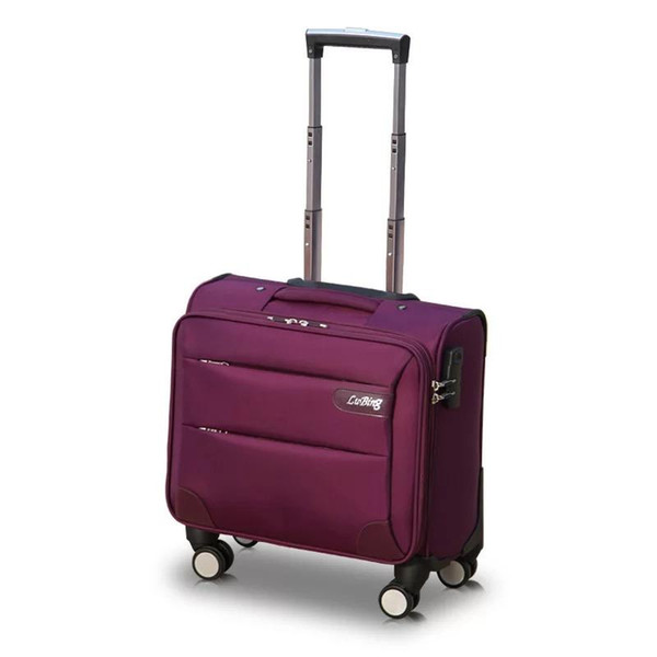 GraspDream 2018 New Fashion 16/18 Size Rolling Luggage Spinner Brand Travel Suitcase Women Boarding Bag Carry On Suitcases Trunk