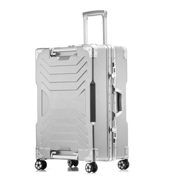 20''24''26''29''Large Capacity Aluminum Frame Suitcase Travel Trolley Luggage TSA Lock Koffer mala de viagem Spinner Casters