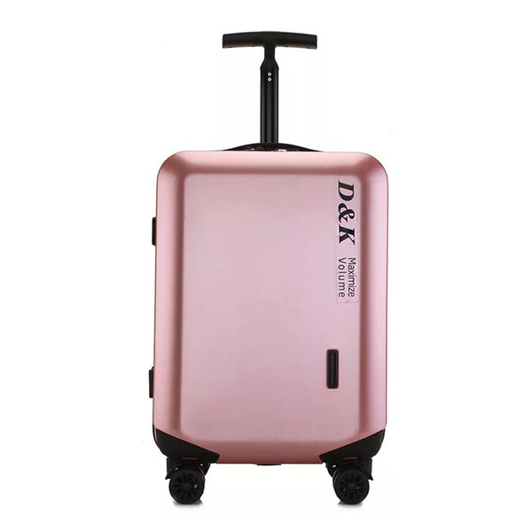 Brand PC rolling luggage carry ons password trolley suitcase fashion business travel luggage bag 20/24/28 inch