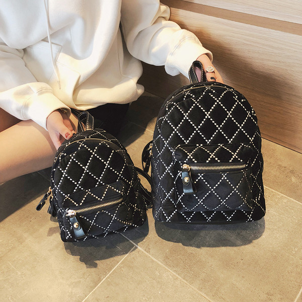 New College Wind Mini Shoulder Bag High quality PU leather Fashion girl small backpack female bag