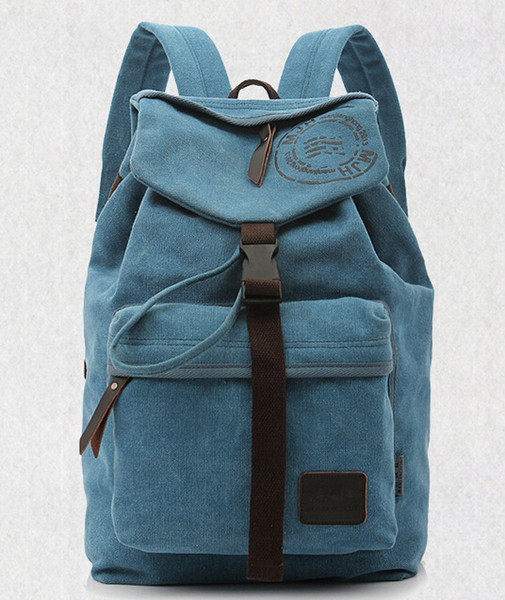 Unisex Vintage Canvas Backpack Travel Camping Treking Satchel College School Bag