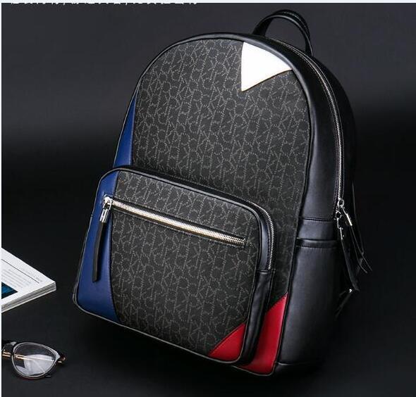 Best selling European fashion brand designer men's backpack high quality school bag free shipping fast shipping