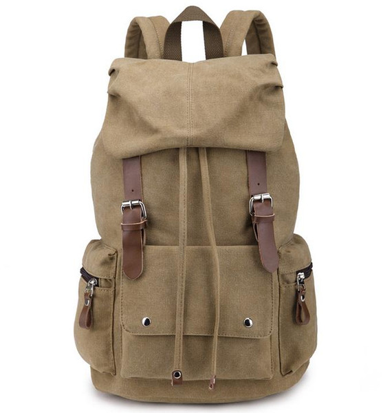 Hot Mens Retro Leisure bag Retail canvas Shoulder Bags Leisure Schoolbag Messenger Bag Computer leather Male bag Wholesale And retail D357