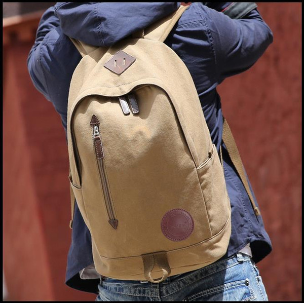 Wholesale and retail Rectangular Men canvas shoulder bag Backpack Fashion school bags canvas bag Messenger Bag Sell like hotcakes Leisure ba