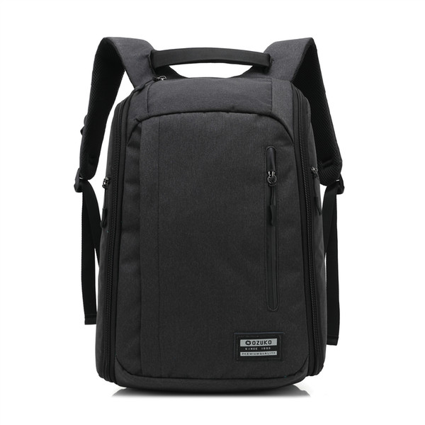 The new polyester cloth double shoulder bag male creative style computer backpack travel backpack 8869