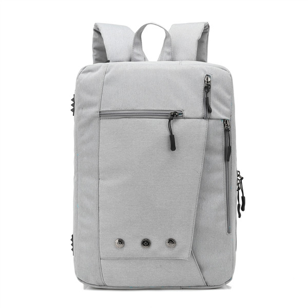 The new polyester cloth double shoulder bag male creative style computer backpack travel backpack 8868