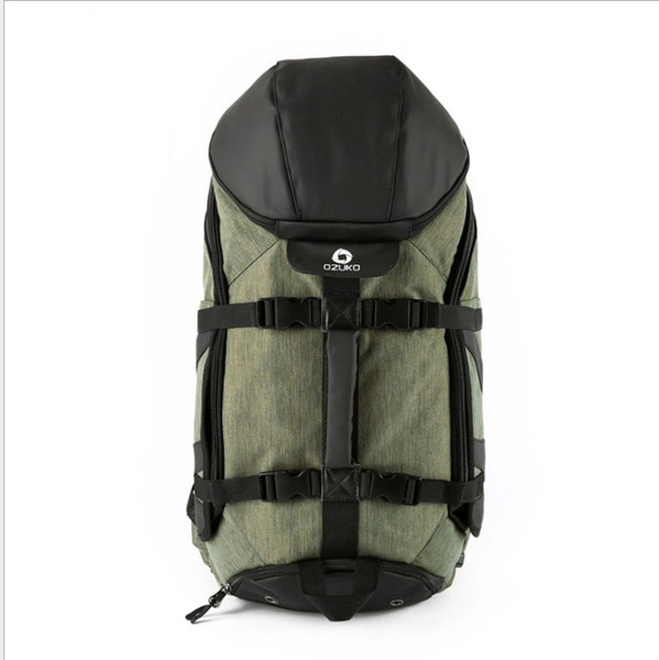 The new oxford cloth double shoulder bag creative style traveling backpack casual waterproof t Mountaineering backpack USB charging 9008