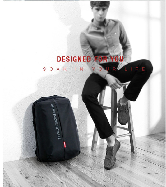 The new nylon cloth double shoulder bag creative style computer backpack casual waterproof travel backpack ks3123w