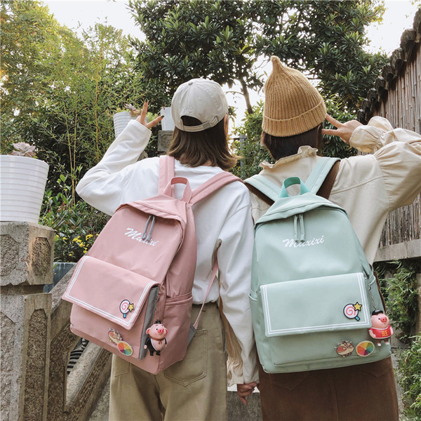 Schoolbag, Korean edition, Harajuku ulzzang high school college student campus, Korean Mori ancient sense girl shoulder bag