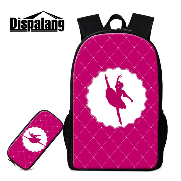 Artistic Backpack for Teen Girls Printed School Zipper Pencil Case Fashionable Bookbags Children Schoolbag for Primary Students Bagpack Kids