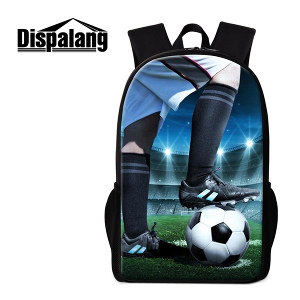 School Backpacks Patterns Soccer Printing Bookbag for Teenagers High Class Students Bagpack Outdoor Day Pack for Children Girls Mochilas